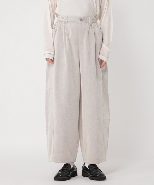 studio CLIP（スタディオクリップ）の「先染めコーデュロイパンツ[プチサイズあり]（その他パンツ・レディース・グレー/サックスブルー/ライトグレー・PF/FREE）」の16枚目の写真