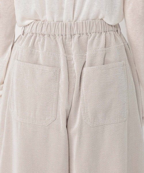studio CLIP（スタディオクリップ）の「先染めコーデュロイパンツ[プチサイズあり]（その他パンツ・レディース・グレー/サックスブルー/ライトグレー・PF/FREE）」の22枚目の写真