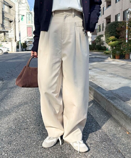 fredy emue(フレディエミュ)の「デザインポケットチノパンツ(チノパンツ・レディース・ブラック/ベージュ・36/38)」の7枚目の写真