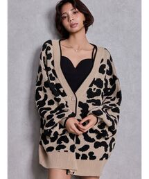 GYDA | ラメGレオパードニットカーディガン(カーディガン/ボレロ)