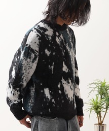 アブストラクト柄 シャギーニット / Abstract Pattern Shaggy Knit
