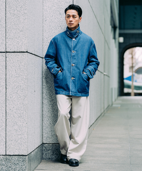 EDIFICE(エディフィス)の「2WAY CLOTH 3D フィットトラウザー(スラックス・メンズ・チャコールグレー/ベージュ系その他/ダークブルー・SMALL/MEDIUM/LARGE)」の21枚目の写真