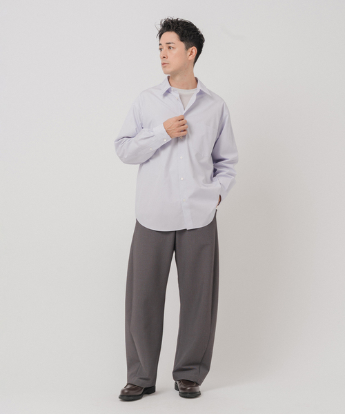 EDIFICE(エディフィス)の「2WAY CLOTH 3D フィットトラウザー(スラックス・メンズ・チャコールグレー/ベージュ系その他/ダークブルー・SMALL/MEDIUM/LARGE)」の4枚目の写真