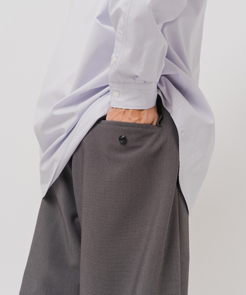 EDIFICE(エディフィス)の「2WAY CLOTH 3D フィットトラウザー(スラックス・メンズ・チャコールグレー/ベージュ系その他/ダークブルー・SMALL/MEDIUM/LARGE)」の9枚目の写真