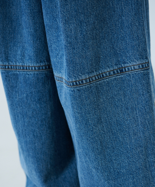 SOMETHING（サムシング）の「【atelier SOMETHING / アトリエ サムシング】DRAWSTRING BALLOON WIDE / ドローストリングバルーンワイド / デニムパンツ（デニムパンツ・レディース・ライトブルー/インディゴブルー・M/S）」の22枚目の写真