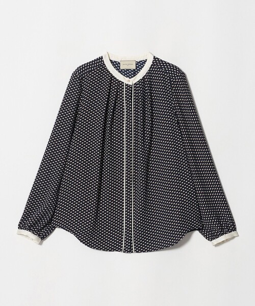 UNITED ARROWS(ユナイテッドアローズ)の「バイカラー パイピング ブラウス ‐ウォッシャブル‐(シャツ/ブラウス・レディース・オフホワイト/その他3/ダークグレー/その他7/その他5/その他9・FREE)」の6枚目の写真