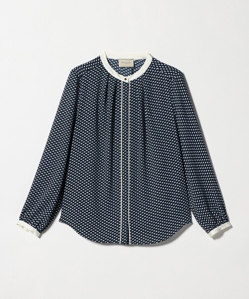 UNITED ARROWS　バイカラーパイピングブラウス バイカラー パイピング ブラウス ‐ウォッシャブル‐（シャツ/ブラウス