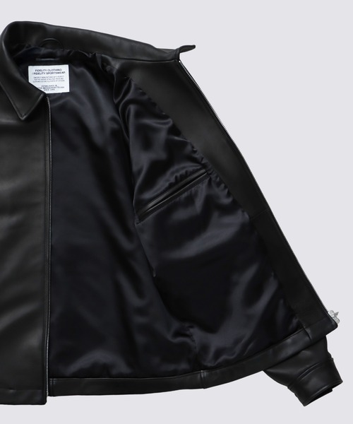 LAMB LEATHER ZIP BLOUSON / ラムレザージャケット（ライダース