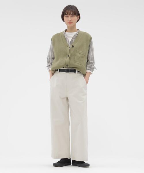 MHL.(エムエイチエル)の「RECYCLED COTTON KNITWEAR(カーディガン/ボレロ・レディース・グリーン系その他7/ブラウン系その他2・2)」の6枚目の写真