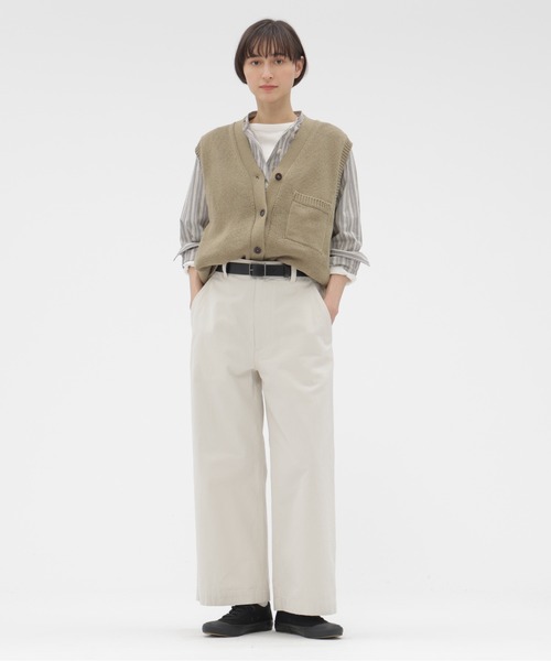 MHL.（エムエイチエル）の「RECYCLED COTTON KNITWEAR（カーディガン/ボレロ・レディース・グリーン系その他7/ブラウン系その他2・2）」の8枚目の写真