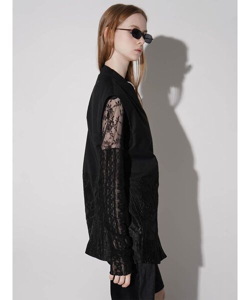 :ETHROF(イーサオブ)の「JACQUARD ASYMMETRY VEST(ベスト・レディース・ブラック・MEDIUM)」の15枚目の写真