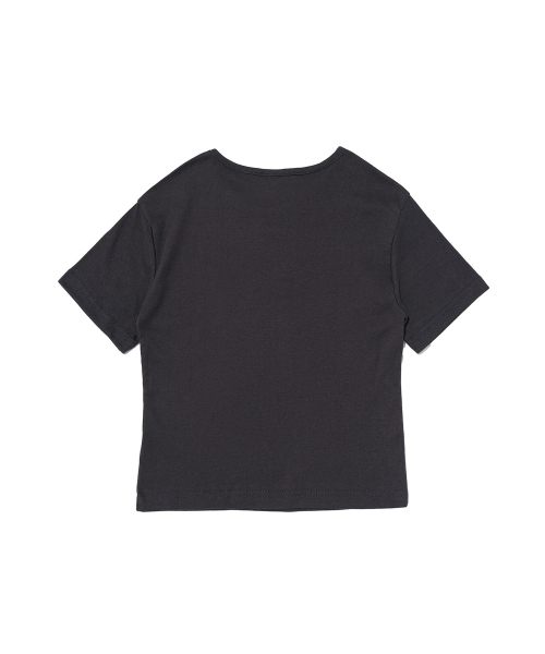 ROIDESROIS(ロワデロワ)の「ライクユー ミニマルレタリング クロップ 半袖Tシャツ (ネイビー)(Tシャツ/カットソー・レディース・その他・FREE)」の2枚目の写真