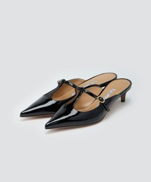 PELLICO | CUORE Tストラップ パンプス 3.5cm BLACK(パンプス)