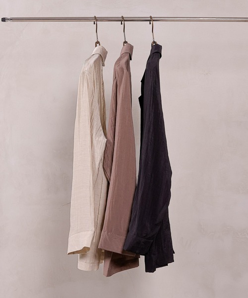 en CAnAF（エンカナフ）の「【羽織るだけで大人の抜け感】シアーテーラードジャケット（テーラードジャケット・レディース・ブラック/ベージュ/ブラウン・M）」の5枚目の写真