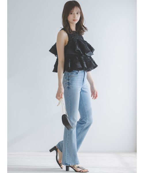 SNIDEL（スナイデル）の「【SNIDEL/Levi's®】別注デニム(31インチ)（デニムパンツ・レディース・ライトブルー・26/25/24/23）」の2枚目の写真