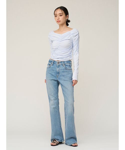 SNIDEL（スナイデル）の「【SNIDEL/Levi's®】別注デニム(31インチ)（デニムパンツ・レディース・ライトブルー・26/25/24/23）」の17枚目の写真