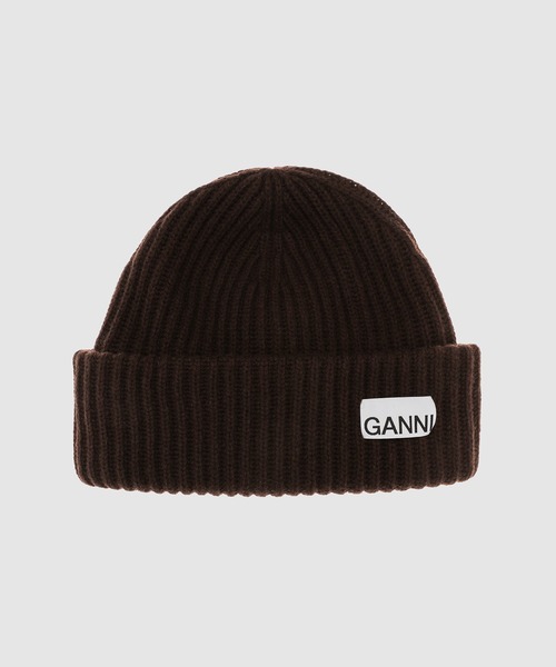 GANNI(ガニー)の「Structured Rib Beanie(ニットキャップ/ビーニー・レディース・その他・ONE SIZE)」の1枚目の写真