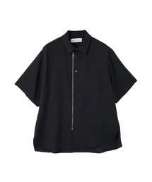 Dry Gabardine Layered collar Half Zip Shirt（シャツ/ブラウス