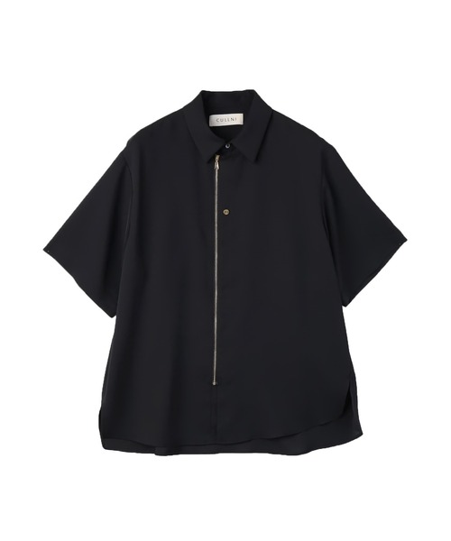 Airy Cloth Short Sleeve Zip Up Shirt（シャツ/ブラウス）｜CULLNI