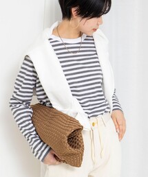 Rie Miller | ウォッシャブルロングスリーブTシャツGIZA COTTON(Tシャツ/カットソー)