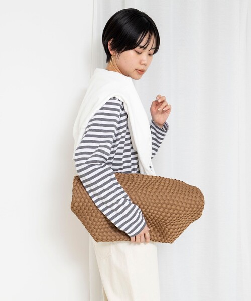 Rie Miller(リエミラー)の「ウォッシャブルロングスリーブTシャツGIZA COTTON(Tシャツ/カットソー・レディース・グレー系その他/ホワイト系その他4/ブラック系その他3・38)」の22枚目の写真