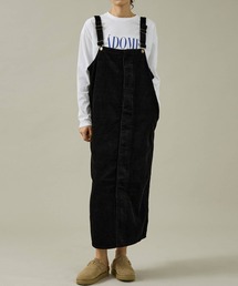 Rouge vif la cle | 【157×WOADBLUE】オーバーオールスカート/デニム/コットン【WEB限定】(デニムスカート)