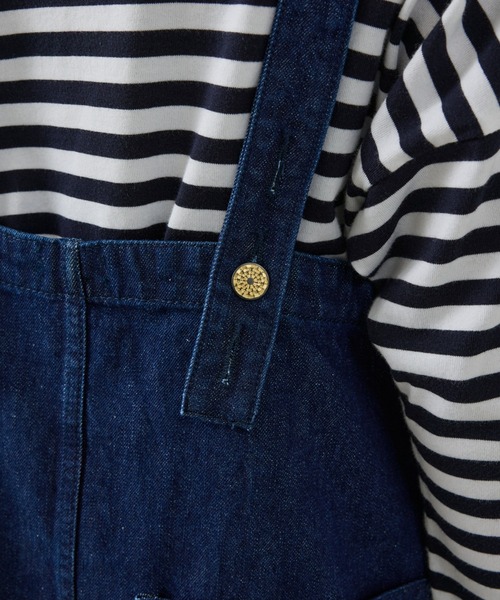 Rouge vif la cle(ルージュヴィフラクレ)の「【157×WOADBLUE】オーバーオールスカート/デニム/コットン【WEB限定】(デニムスカート・レディース・ブルー/ブラック・フリー)」の13枚目の写真