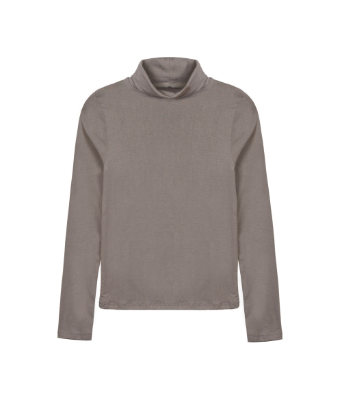 NICK&NICOLE（ニックアンドニコール）の「[ESSENTIAL] SLIM TURTLENECK TOP_COCOA（Tシャツ/カットソー・レディース・その他・MEDIUM/LARGE）」の4枚目の写真