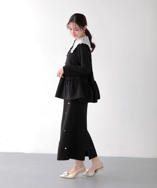 Fit more(フィットモア)の「バテンレース衿トップス(その他トップス・レディース・ホワイト/ピンク/ブラック・FREE)」の11枚目の写真