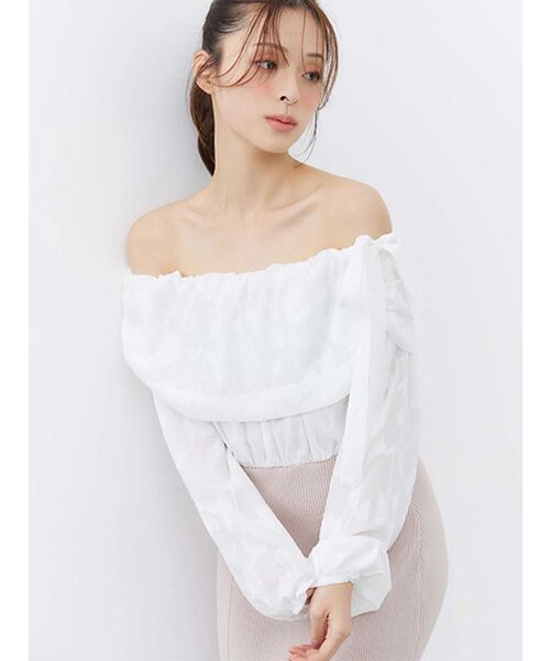 MERCURYDUO（マーキュリーデュオ）の「ブラウスドッキングニットワンピース（ワンピース・レディース・ミント/ピンク/チャコールグレー・MEDIUM/SMALL）」の6枚目の写真