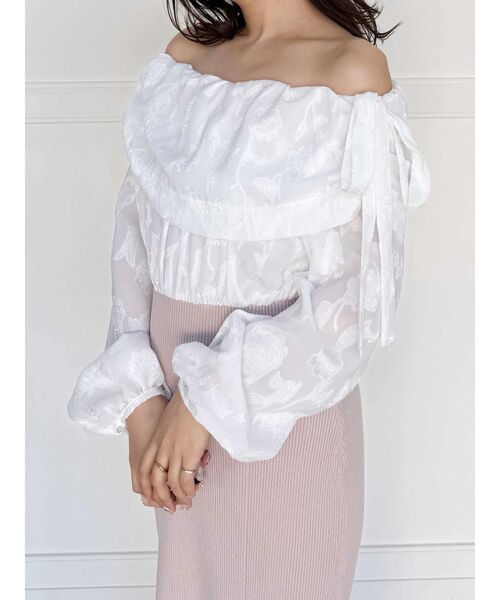 MERCURYDUO（マーキュリーデュオ）の「ブラウスドッキングニットワンピース（ワンピース・レディース・ミント/ピンク/チャコールグレー・MEDIUM/SMALL）」の13枚目の写真