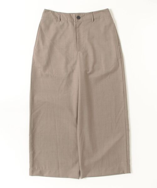 my beautiful landlet（マイビューティフルランドレット）の「【my beautiful landlet】WASHABLE WOOL WIDE SLACKS（スラックス・メンズ・ブラック/ベージュ/グレー・0/1/2）」の14枚目の写真