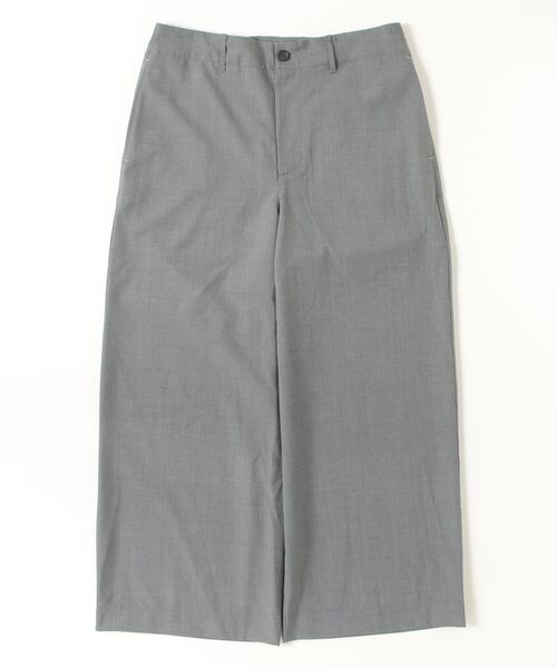 my beautiful landlet（マイビューティフルランドレット）の「【my beautiful landlet】WASHABLE WOOL WIDE SLACKS（スラックス・メンズ・ブラック/ベージュ/グレー・0/1/2）」の15枚目の写真