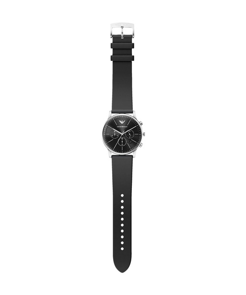 EMPORIO ARMANI(エンポリオアルマーニ)の「エンポリオ・アルマーニ 腕時計 メンズ アナログ レザー AR11774(アナログ腕時計・メンズ・ブラック・FREE)」の6枚目の写真