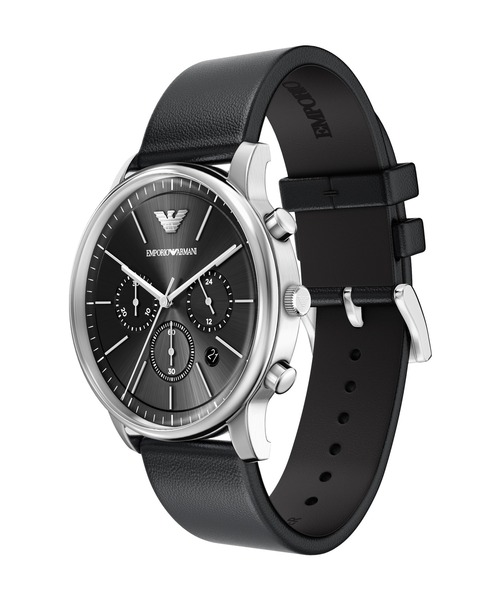 EMPORIO ARMANI(エンポリオアルマーニ)の「エンポリオ・アルマーニ 腕時計 メンズ アナログ レザー AR11774(アナログ腕時計・メンズ・ブラック・FREE)」の7枚目の写真