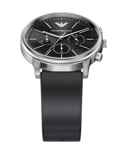 EMPORIO ARMANI(エンポリオアルマーニ)の「エンポリオ・アルマーニ 腕時計 メンズ アナログ レザー AR11774(アナログ腕時計・メンズ・ブラック・FREE)」の8枚目の写真