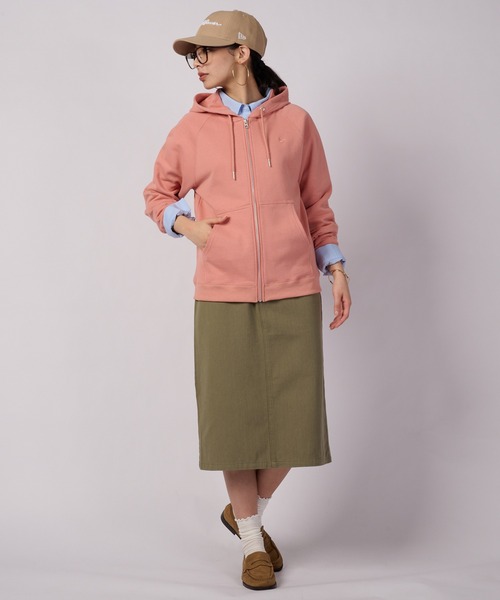 Eddie Bauer(エディーバウアー)の「フルジップ スウェット フーディ(パーカー・レディース・ライトブルー/杢グレー/ピンク・M/XL/L/S)」の9枚目の写真