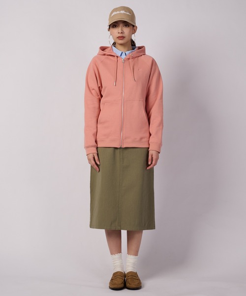 Eddie Bauer(エディーバウアー)の「フルジップ スウェット フーディ(パーカー・レディース・ライトブルー/杢グレー/ピンク・M/XL/L/S)」の8枚目の写真