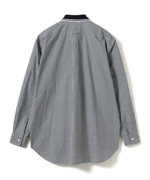 FRED PERRY（フレッドペリー）の「【別注】FRED PERRY / リブカラー シャツ（シャツ/ブラウス・メンズ・ブラック×ホワイト/ブラック×ゴールド・S/M/L/XL）」の8枚目の写真