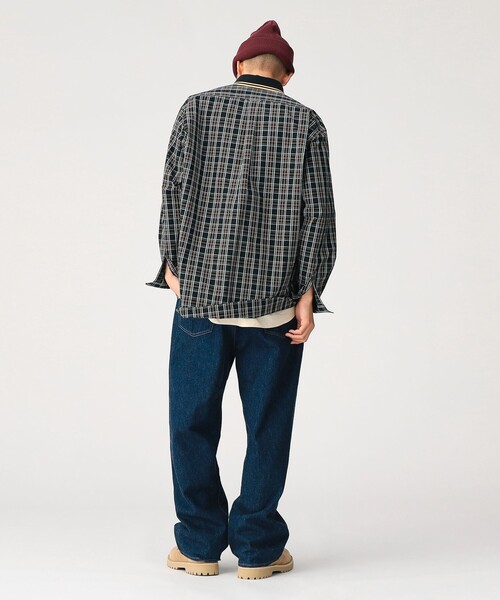 FRED PERRY（フレッドペリー）の「【別注】FRED PERRY / リブカラー シャツ（シャツ/ブラウス・メンズ・ブラック×ホワイト/ブラック×ゴールド・S/M/L/XL）」の14枚目の写真