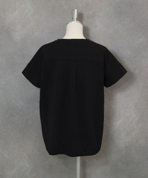 STUDIO PICONE(スタジオピッコーネ)の「ビーズ刺繍UV冷感プルオーバー(Tシャツ/カットソー・レディース・ホワイト/ライトグリーン/ブラウン/ブラック・M/LL/L)」の10枚目の写真