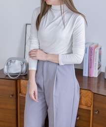 clear | ハイネックベーシックカットソー[カジュアル 着回し抜群 大人]≪新作≫(Tシャツ/カットソー)