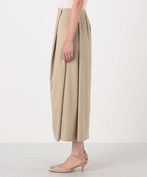 BALLSEY(ボールジィ)の「キュプラサテンストレッチ ランダムタックスカート(スカート・レディース・ベージュ/ダークグレー・36/34)」の5枚目の写真