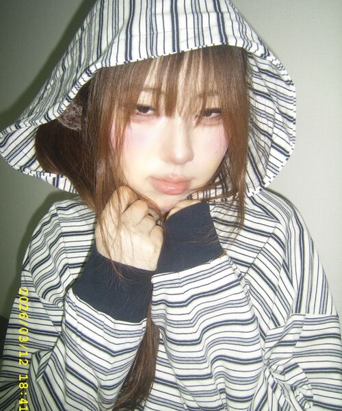 HAVISM(ヘビズム)の「WP STRIPE THIN ZIP UP HOOD(NAVY)(パーカー・レディース・その他・ONE SIZE)」の10枚目の写真