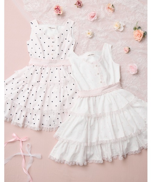 Sweet secret heart dot onepiece（ワンピース）｜mellfy memory