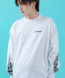 【SIDEWAY STANCE】アームプリント 長袖 Tシャツ