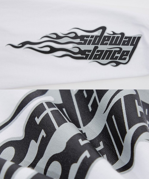 SIDEWAY STANCE(サイドウェイスタンス)の「【SIDEWAY STANCE】アームプリント 長袖 Tシャツ(Tシャツ/カットソー・メンズ・ブラック/ホワイト系/ホワイト系1/ホワイト/ライトグレー/ライトグレー系/ブラック系1/ブラック系/ブルー系1・SMALL/MEDIUM/LARGE/X-LARGE)」の20枚目の写真