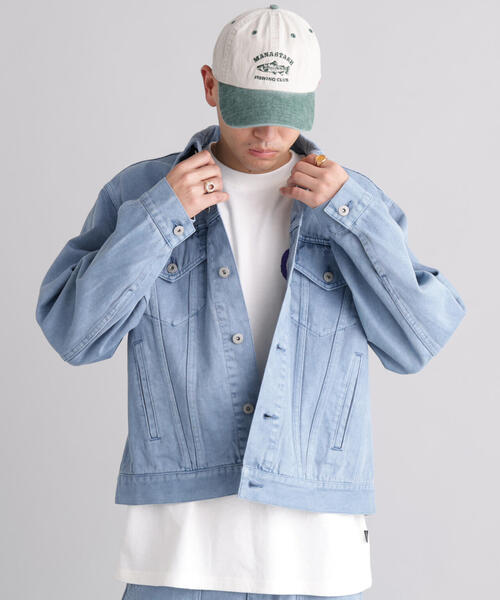 MANASTASH（マナスタッシュ）の「MANASTASH/マナスタッシュ　FISHING CLUB CAP（キャップ・メンズ・モスグリーン/ブルー/ブラック・F）」の13枚目の写真