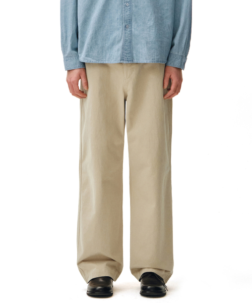 DECET(デケト)の「Officer Semi Wide Pants DCPT069Beige(その他パンツ・メンズ・その他・34/26/30/32/28)」の7枚目の写真