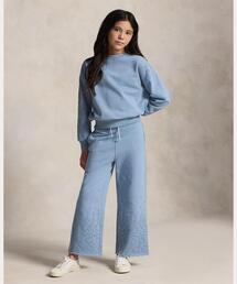 POLO RALPH LAUREN CHILDRENSWEAR（ポロ ラルフ ローレン チルドレンズウェア）の「アイレット フレンチ テリー ワイドレッグ スウェットパンツ（スウェットパンツ）」